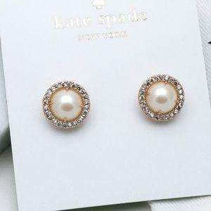 kate spade bright ideas pave halo studs